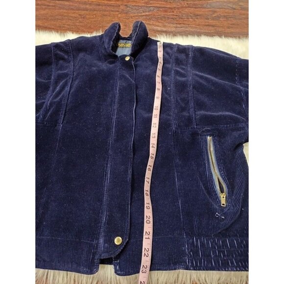 Abvien 100% Cotton Long Sleeve Corduroy Sweater & Pants 2 Pcs Blue Women"s L VTG - Picture 11 of 16